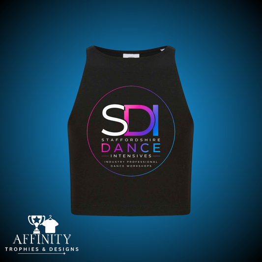 Staffordshire Dance Intensives Racer Back Crop Top