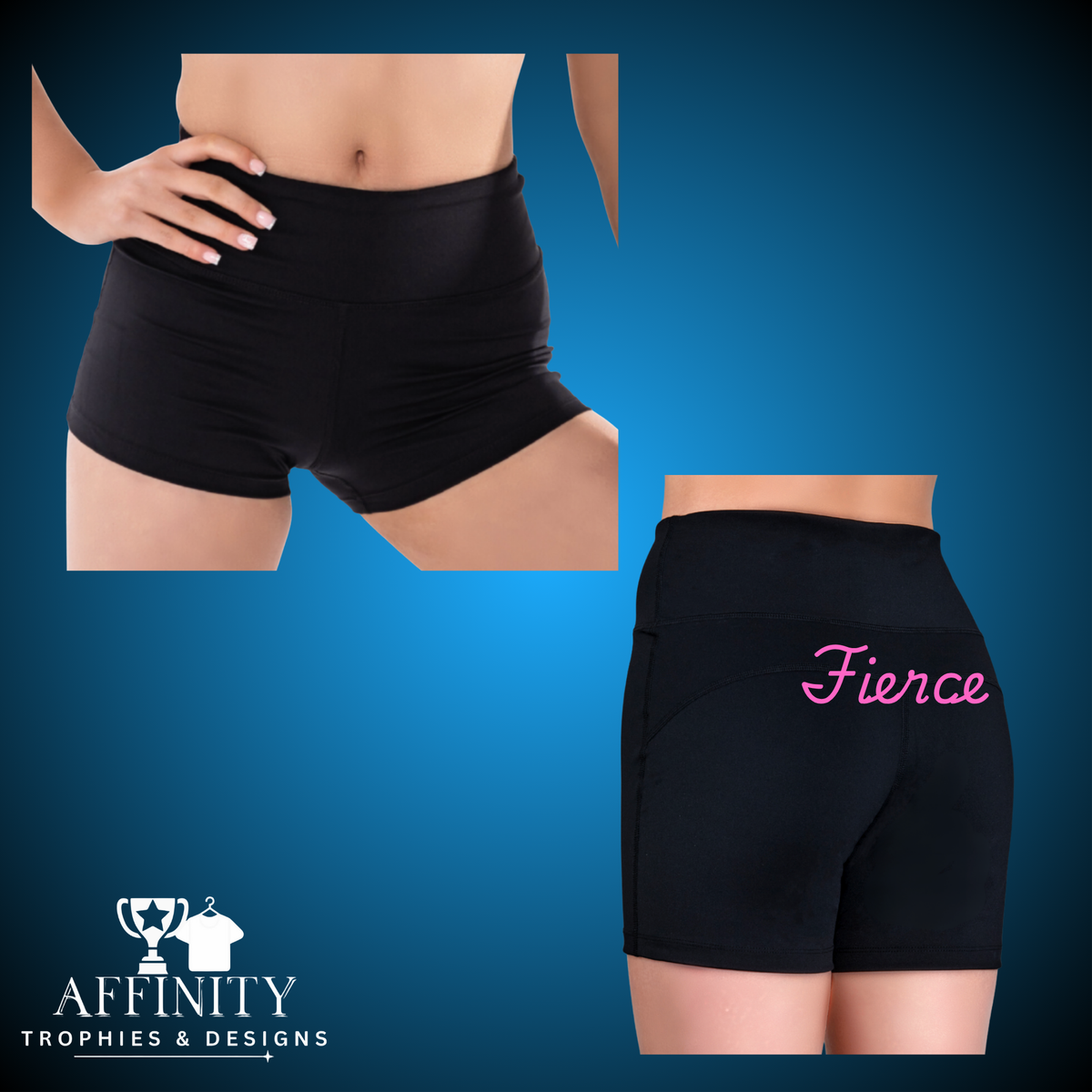 Be Fierce High Waisted Shorts