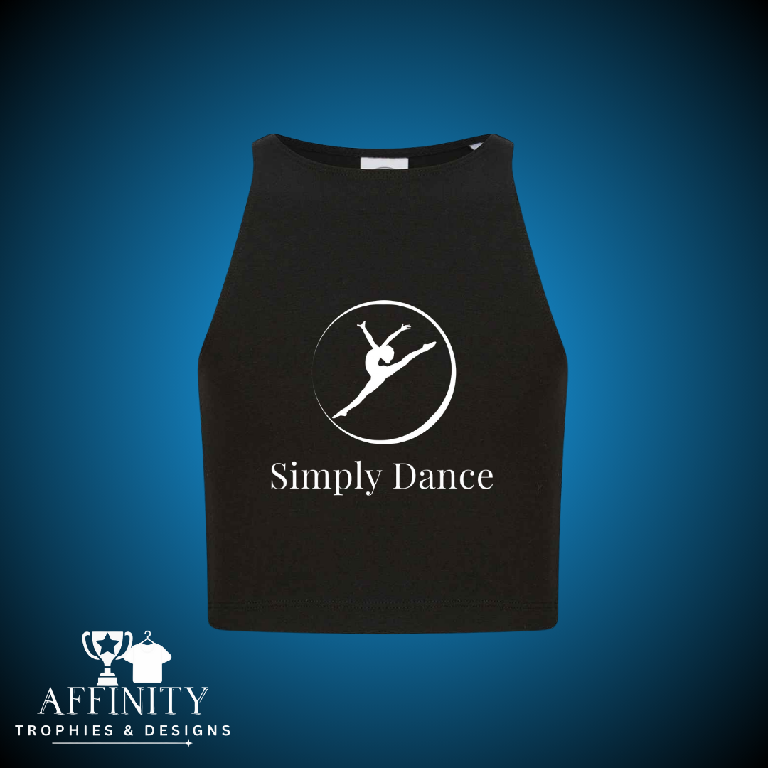 Simply Dance Racer Back Crop Top