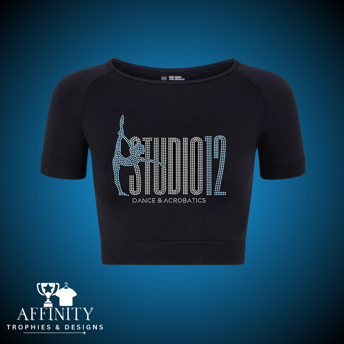Studio 12 Capped Sleeve Crop Top