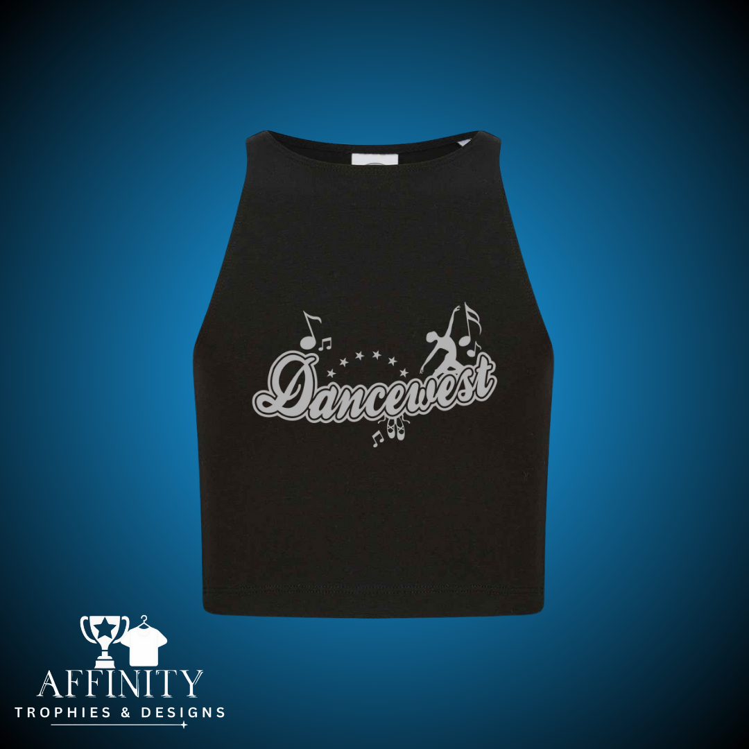 Dancewest Racer Back Crop Top