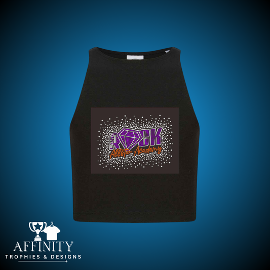 Solid Rock Allstar Academy Racer Back Crop Top