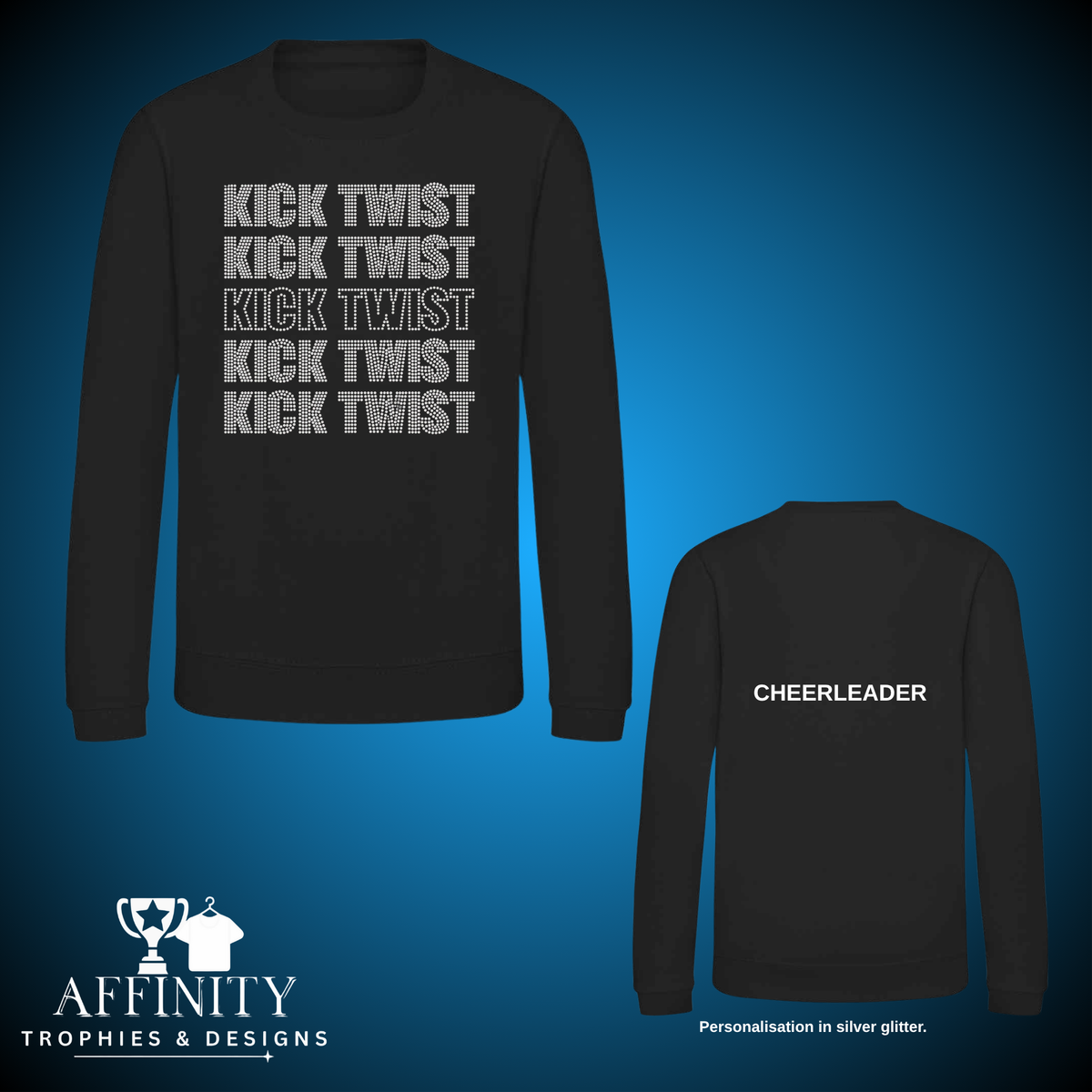 Kick Twist Rhinestone Jumper