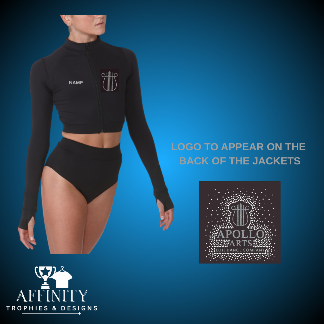 Apollo Arts Full Zip Cropped Jacket