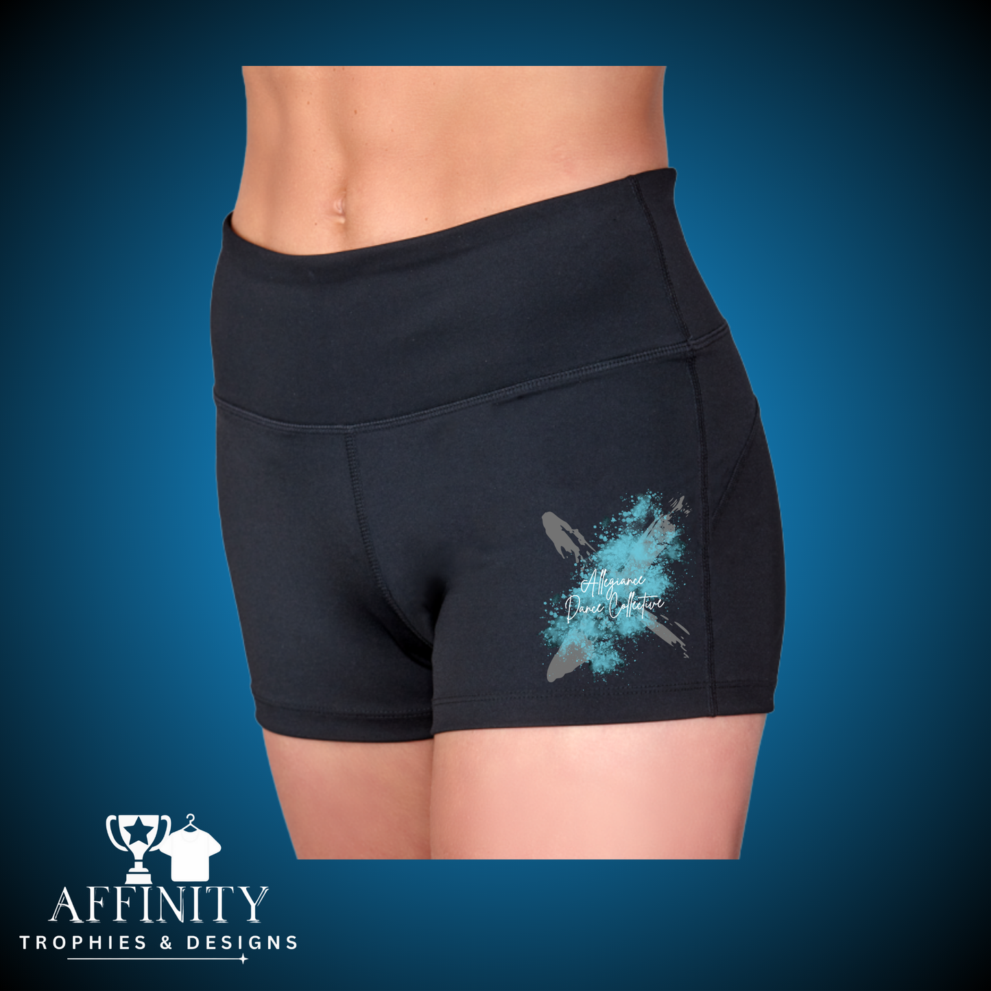 Allegiance Dance Collective High Waisted Shorts