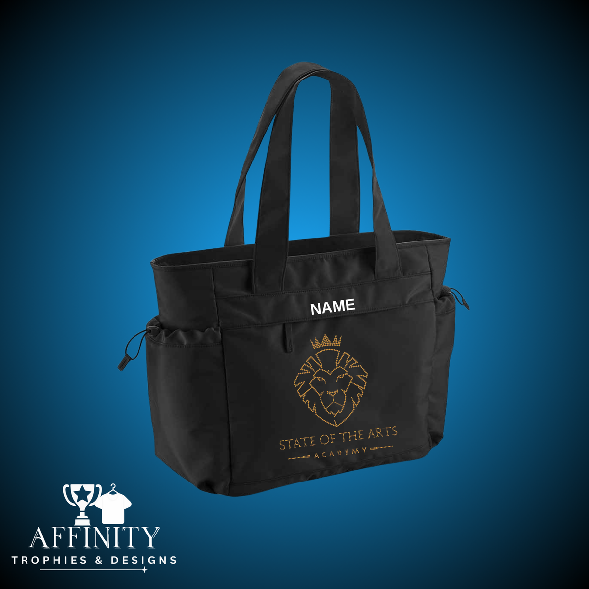State of the Arts Oversized Rhinestone Tote Bag