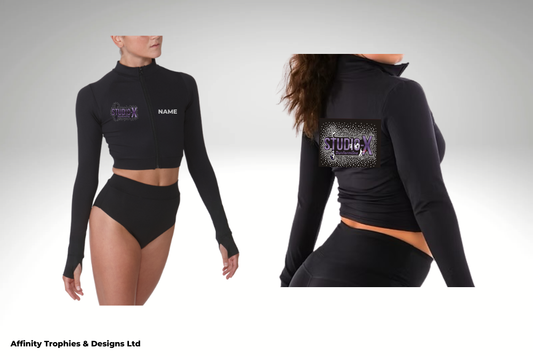 Studio X Full Zip Cropped Jacket